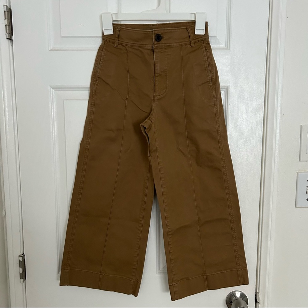 madewell flare crop jean